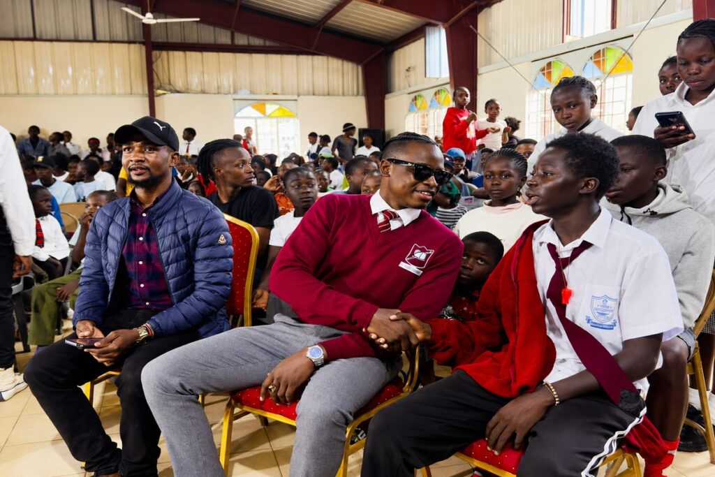 Synchronicity Africa Educational counseling seminar in Kibera slums Primary School