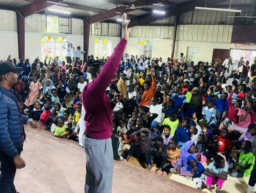 Synchronicity Africa Youth engagement and outreach program with the vulnerable children and young people in Kibera slums