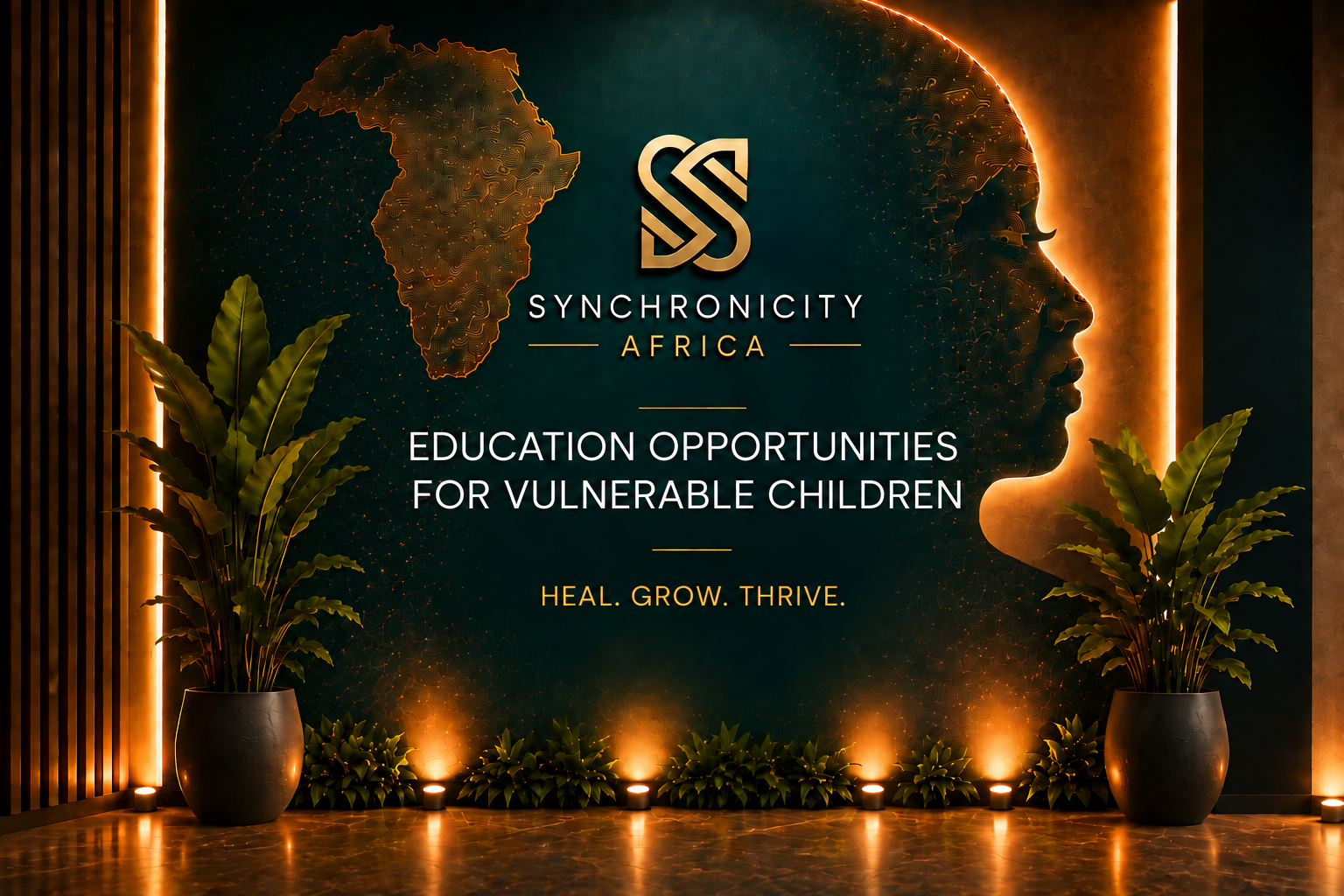 Education sponsorship for vulnerable children at Synchronicity Africa